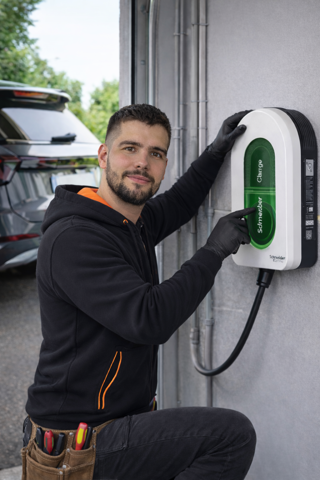 Installation Borne Recharge - Franco Elec